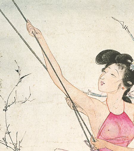 寒亭-胡也佛的仕女画和最知名的金瓶梅秘戏图